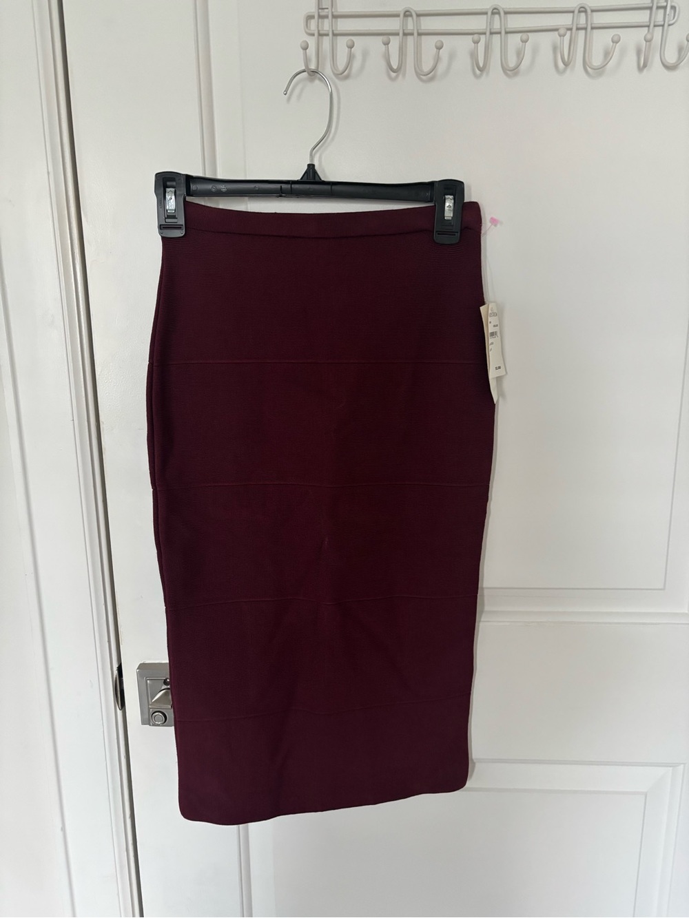 Nordstrom Burgundy Pencil Skirt